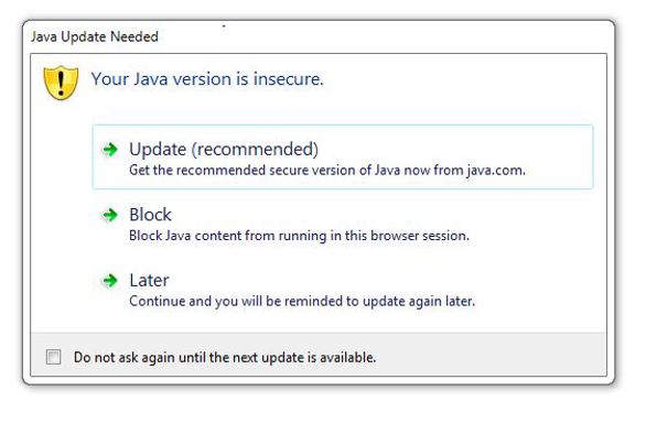java one