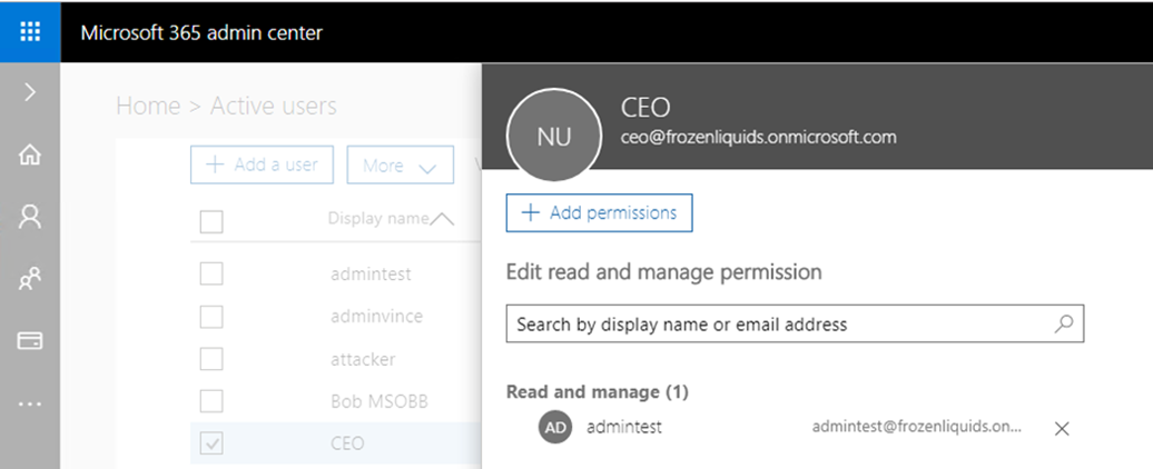 user logged in to Azure AD