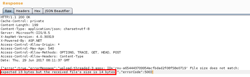 filesize