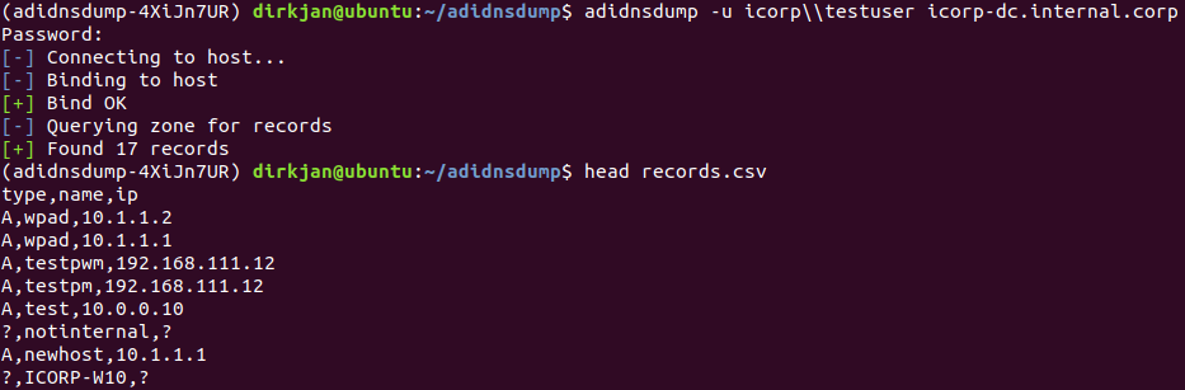 records are all saved