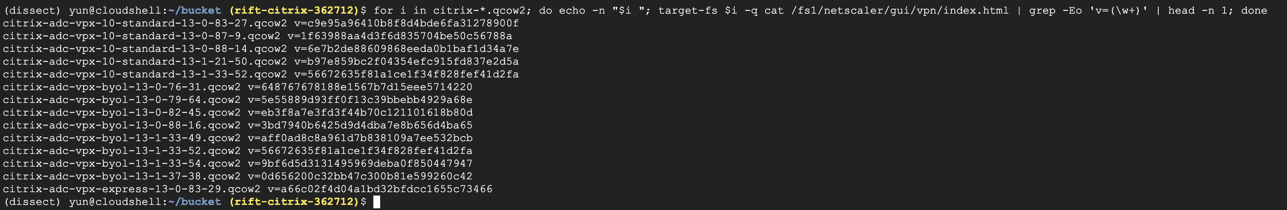 execute some basic commands against a disk image: