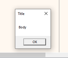 This message window is opening from a new thread
