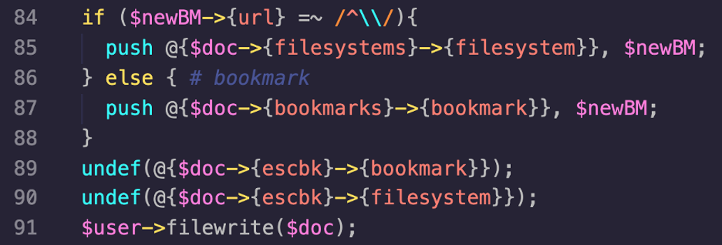Values Passed to filewrite Function
